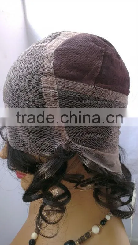 Wholesale mongolian glueless full lace wigs two tone body wave in stock