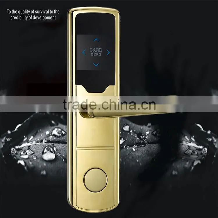 2015 New golden electronic smart security hotel china ypn door lock
