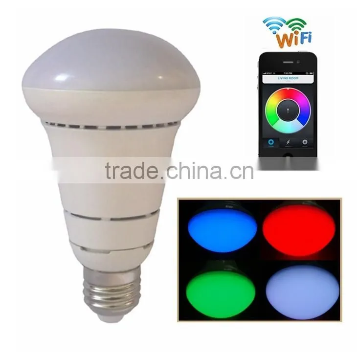 CCC, CE, FCC, PSE, RoHs E27 wifi bulbs led multi color light bulbs new arrival