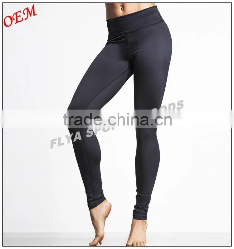 wholesale custom high quality 73% Polyester 27% Spandex yoga leggings dry fit high waist workout yoga pants for women