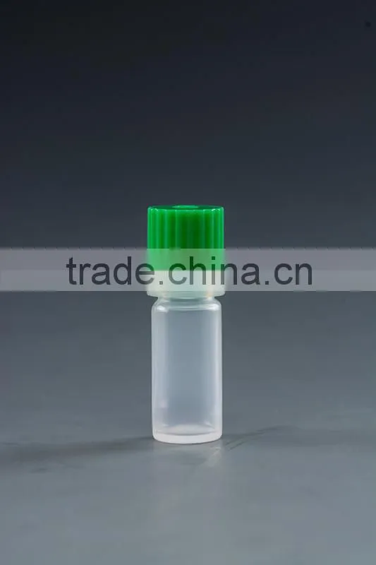 Plastic Bottles, Natural PP Cylinders w/ Screw Caps