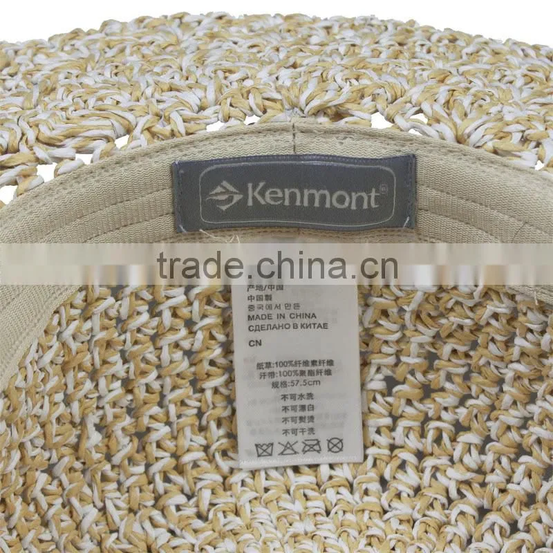 Handmade new custom short birm straw boater hat