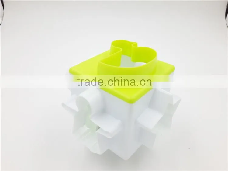 Plastic cookie cutter stamp