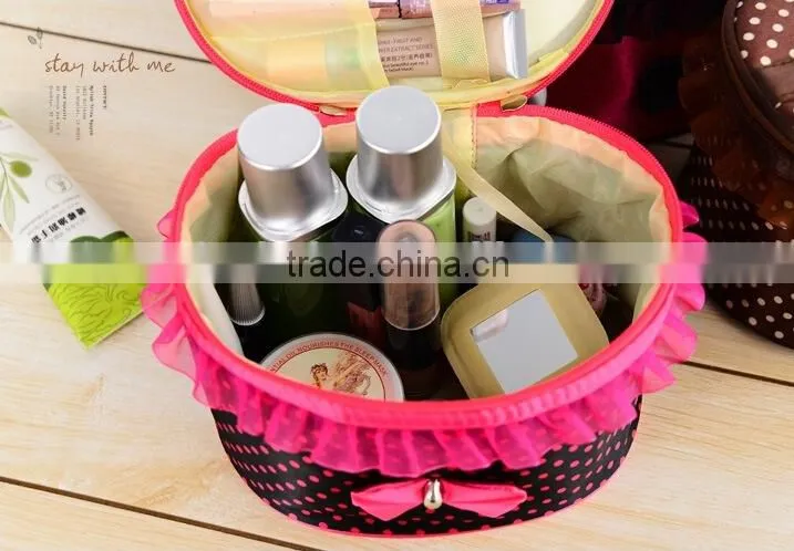 colors canvas cosmetic bag for stock storage washing toiletry bag