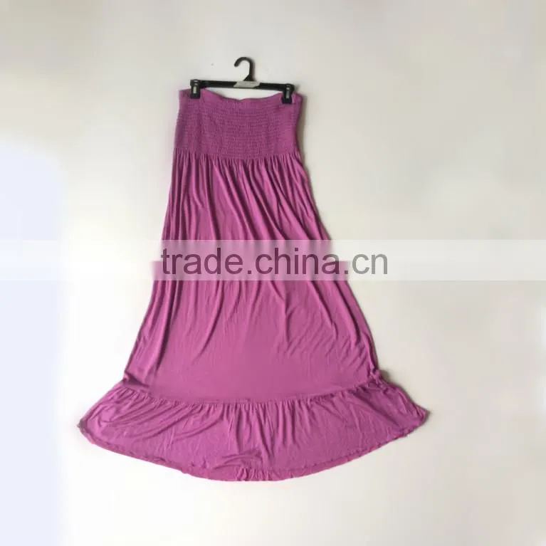 Erotogenic Off-Shoulder Purple Elastic Lady Dress