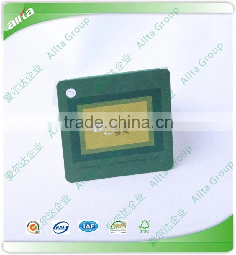 Gold stamped jewelry tags, printed clothing hangtags, garment paper hang tags OEM in China