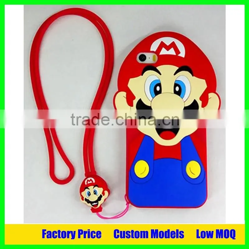 China supplier newest design 3d phone case for iphone 6plus 6s plus silicone case back cover