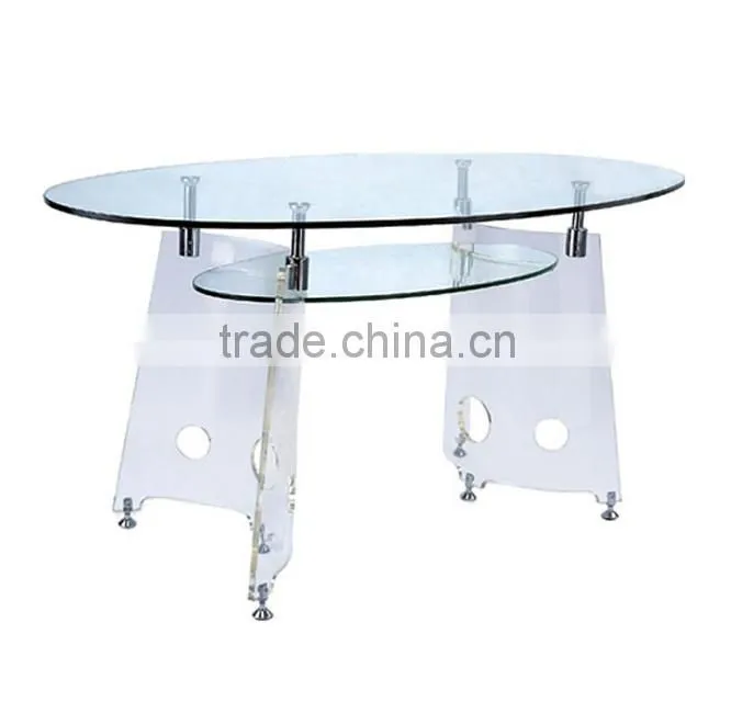Lucite Acrylic Baroque End Table Side Table Occasional Table