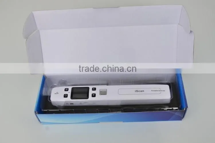 Buiness travel HD LCD display WiFi Doucument handheld portable scanner
