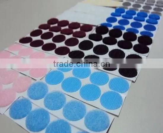 Good adhesion hook and loop circle magic tape with gule