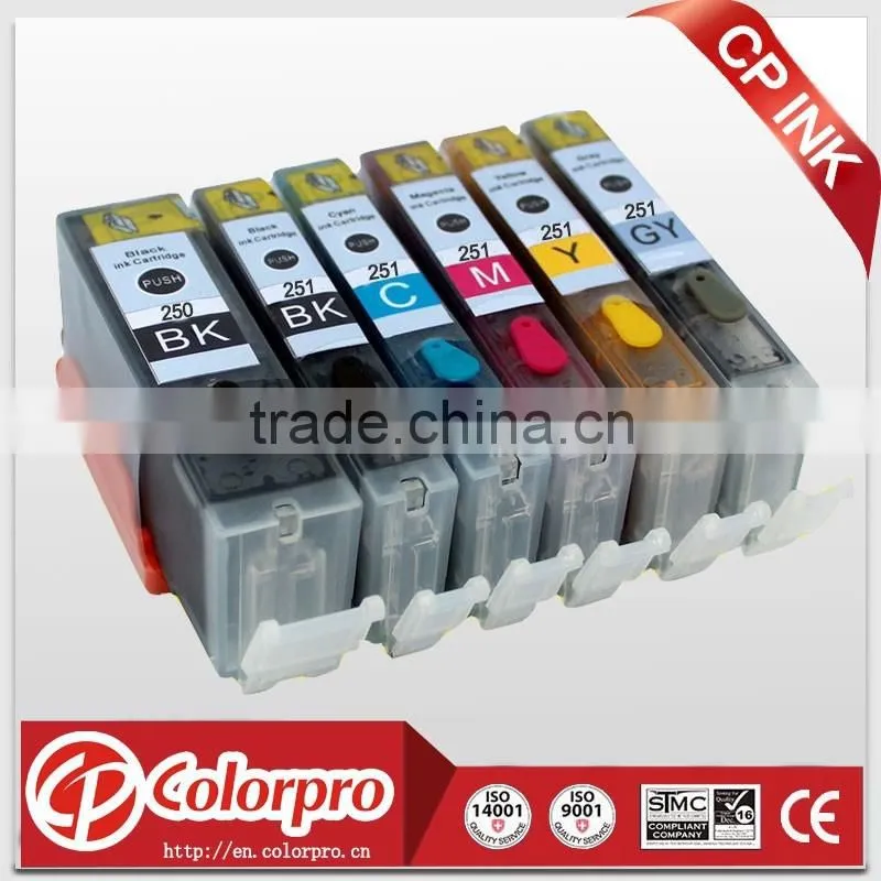 ink cartridge for Canon MG6320/iP7220 printer for Canon PGI 250XL CLI 251XL refillable ink cartridge
