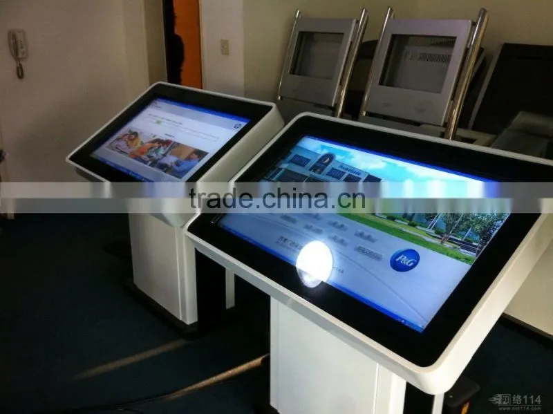 55 Inch Interactive Floor Stand Touch Screen Advertising Kiosk