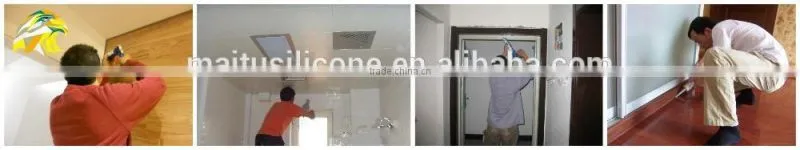 Silicone sealant for advertising, sign fixing, silicone and adhesive