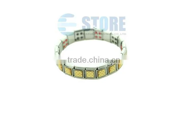 Germanium Stone and Far Infrared Ray Jewelry Energy Bracelet Fashion and Health Bangles