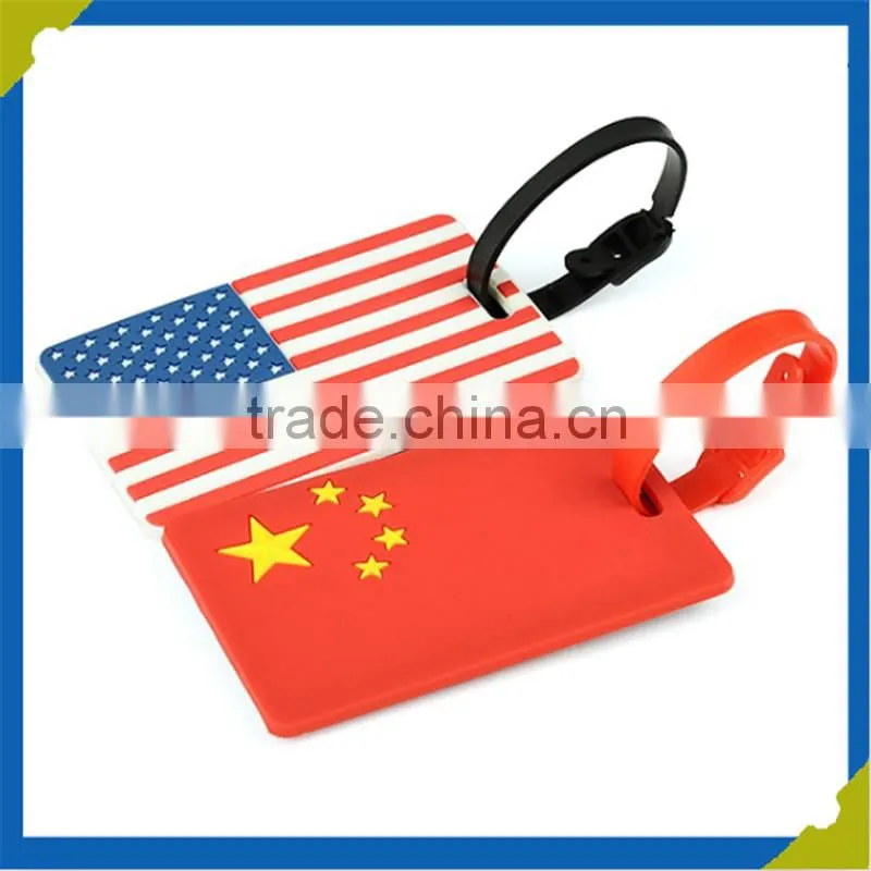 High quality luggage tag national culture luggage tags design rubber tag