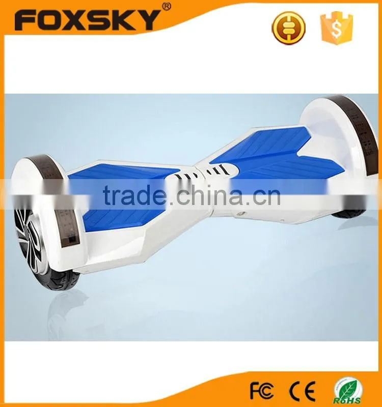 China supplier factory bluetooth music electric scooter, self balancing electric scooter