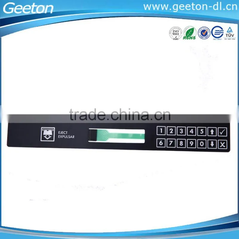 Custom High Quality Self Adhesive Nameplate Membrane Panel