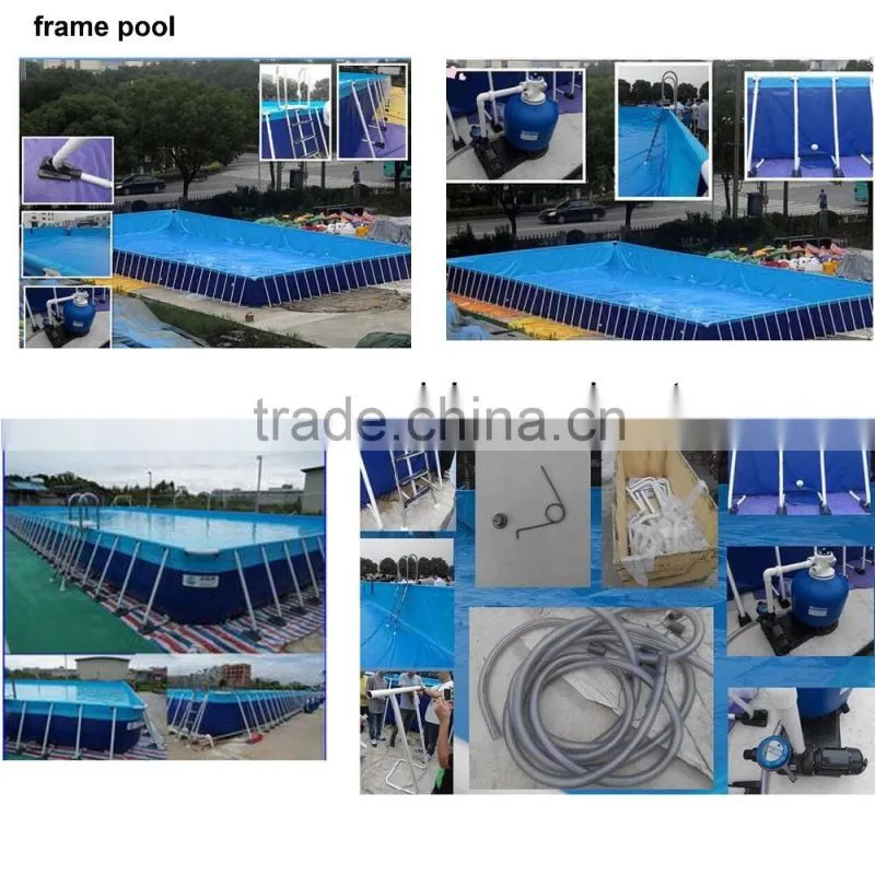 big inflatable 0.9mm pvc tarp pool, commercial used inflatable swimming pool, round custimzed size pool inflatable