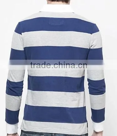 China Cheapest Long Sleeve Men's Polo Shirts Manufacturer