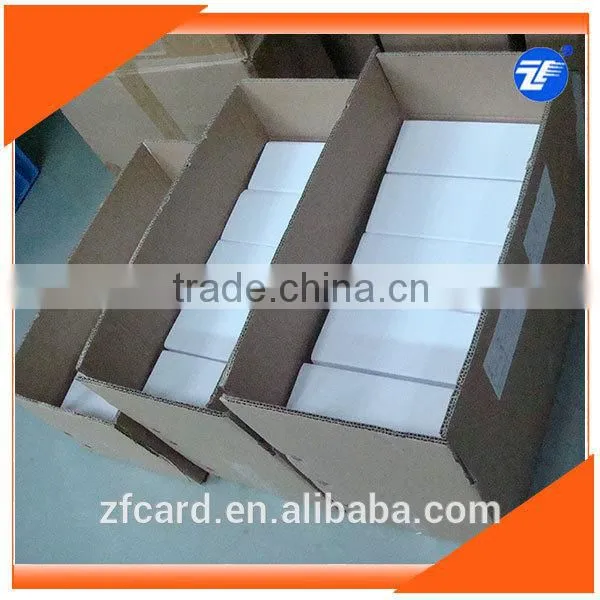 High class white inkjet printable pvc plastic card packs