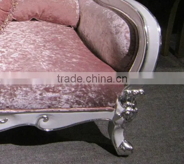 Pink fabric sofa set / sofa wood carving living room furniture / alibaba italian party sofa set YB55
