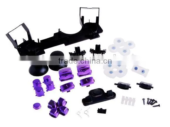 High quality Purple chrome shell housing for PS3 controller promotion Full Shell