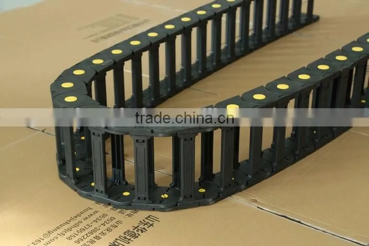 Ultra Durable Delicate Bridge Type Plastic Drag Chain For Machinery