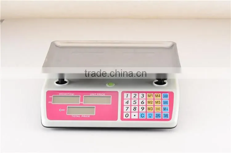 Hot Sale unbreakable price computing weighing scales