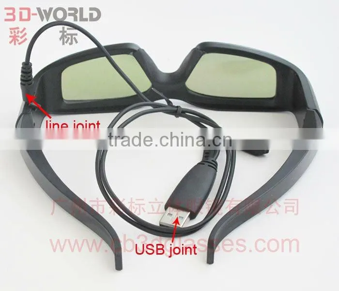 durable electronic 3d shutter glasses for 3d tv