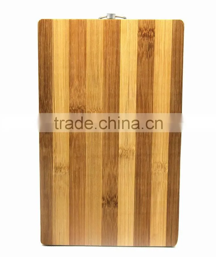 Rect.mini Bamboo zebra cutting board 3 layers for cheese and fruit 26x16x1.2cm