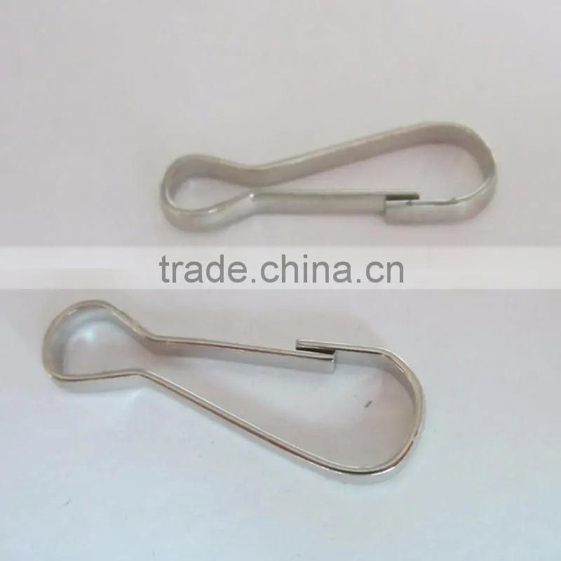 Eco Friendly silver color Lanyard Hook Clips With High Quality Made In China