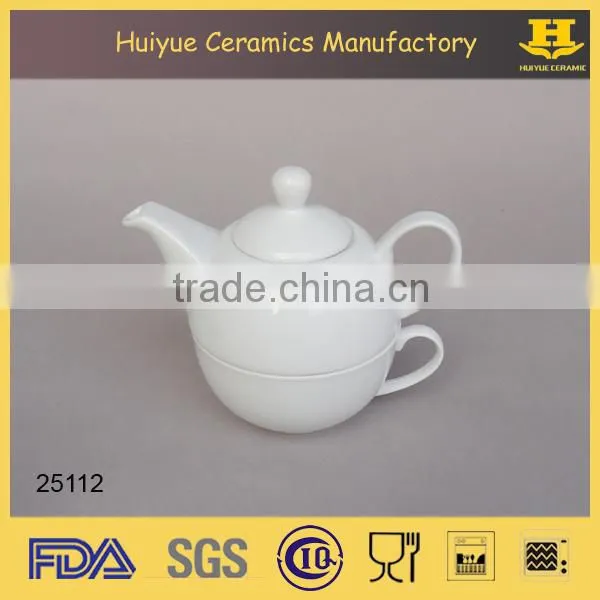 porcelain tea set with decal, high quality tea set
