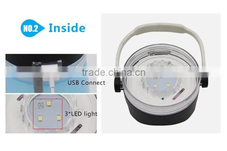 Soft Material Silicone Emergency Waterproof Wall Solar Lamps Camping Tent Lights