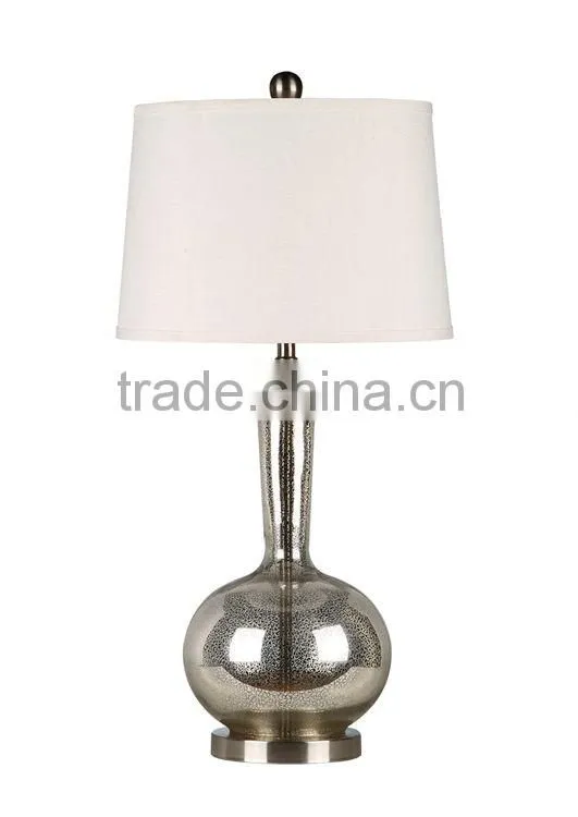 Traditional mecury glass table lamp
