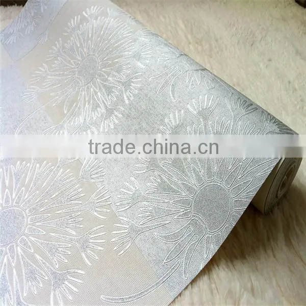 modern style wallpaper silver