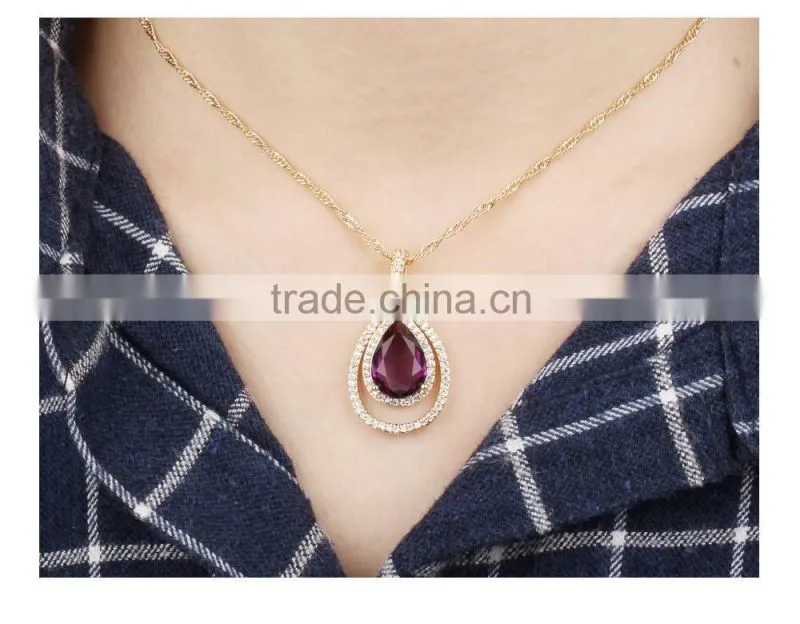 2015 best selling products american diamond necklace sets for women mother gift