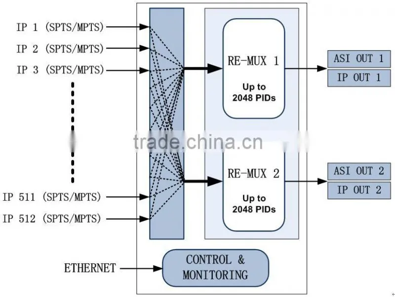 Video Multiplexer/IP Multiplexer