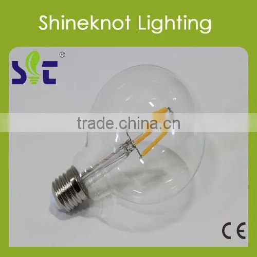 2015 new design 6W led Filament Bulb, led Filament light,360 degree glass bulb