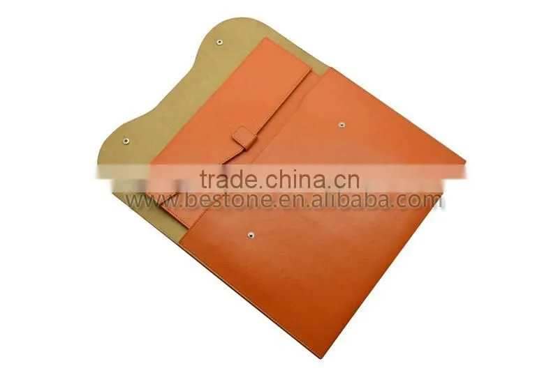 Fully Custom Leather File Document Bag Pocket