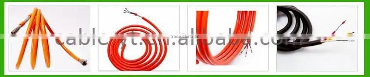 High Flexible Silicone Rubber Insulated High Temperature Power Cable