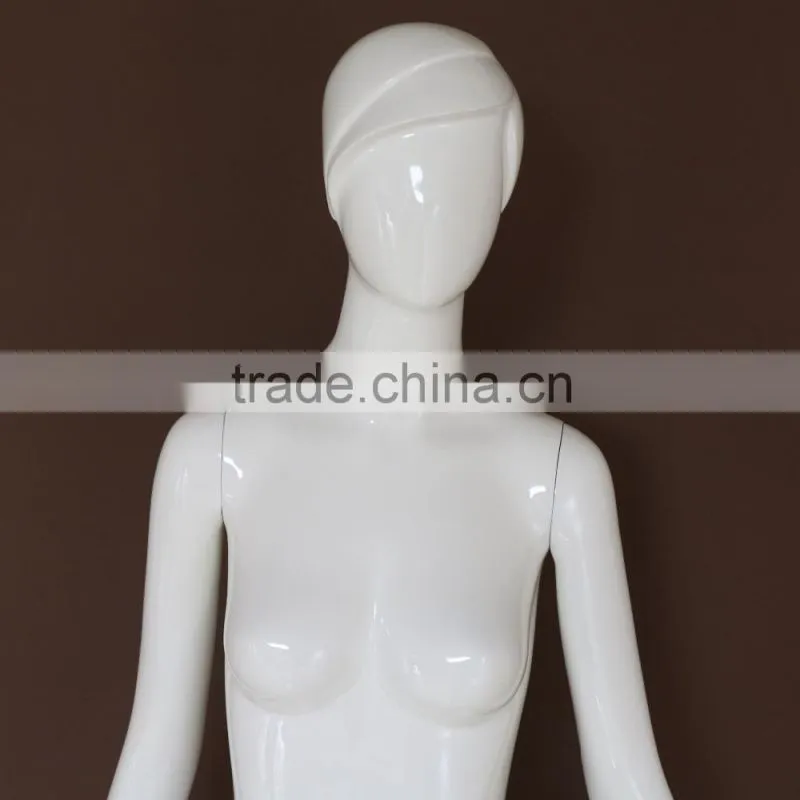 Attractive full body white chrome mannequins female mannequin wholesale