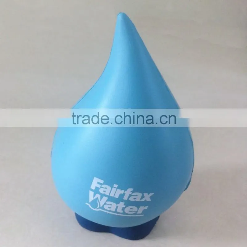 light blue waterdrop man stress toys