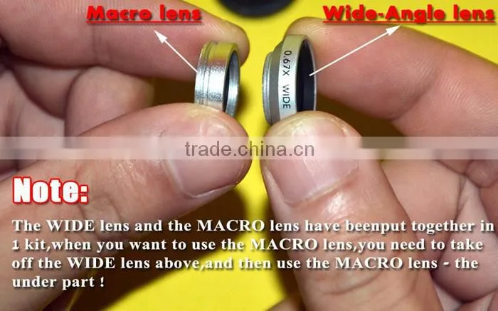 3 in 1 Universal Camera Lens,For Samsung Galaxy S4 Mini Fisheye Lens