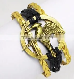 Custom logo womens leather bracelets