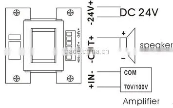 ITC T-671F Series Multiple Modules 11 Steps Wall Volume Control Public Address