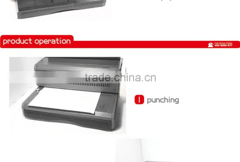 HOPU wire book binding double loop wire machine