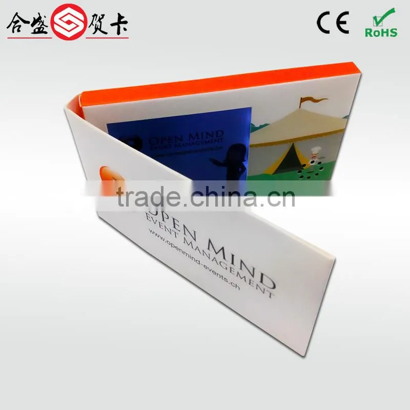 7 inch magnetic switch lcd video brochure card video brochure module video brochure card with best price