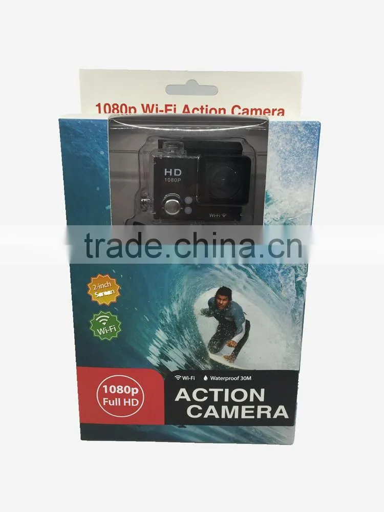 HD1080P Helmet Sport Action Camera With 2.0 Inch Screen