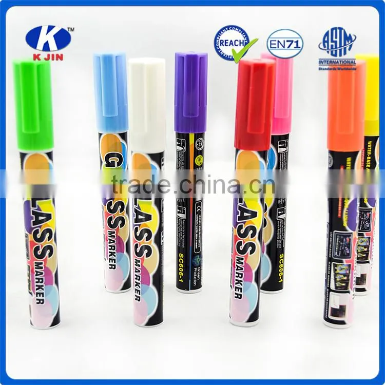Hot sale white board dry erase color marker pen in marker pens green ink with refill