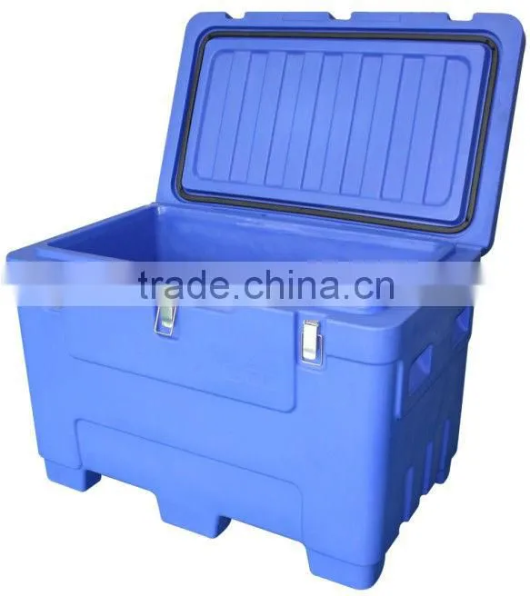 Dry ice storage bin
